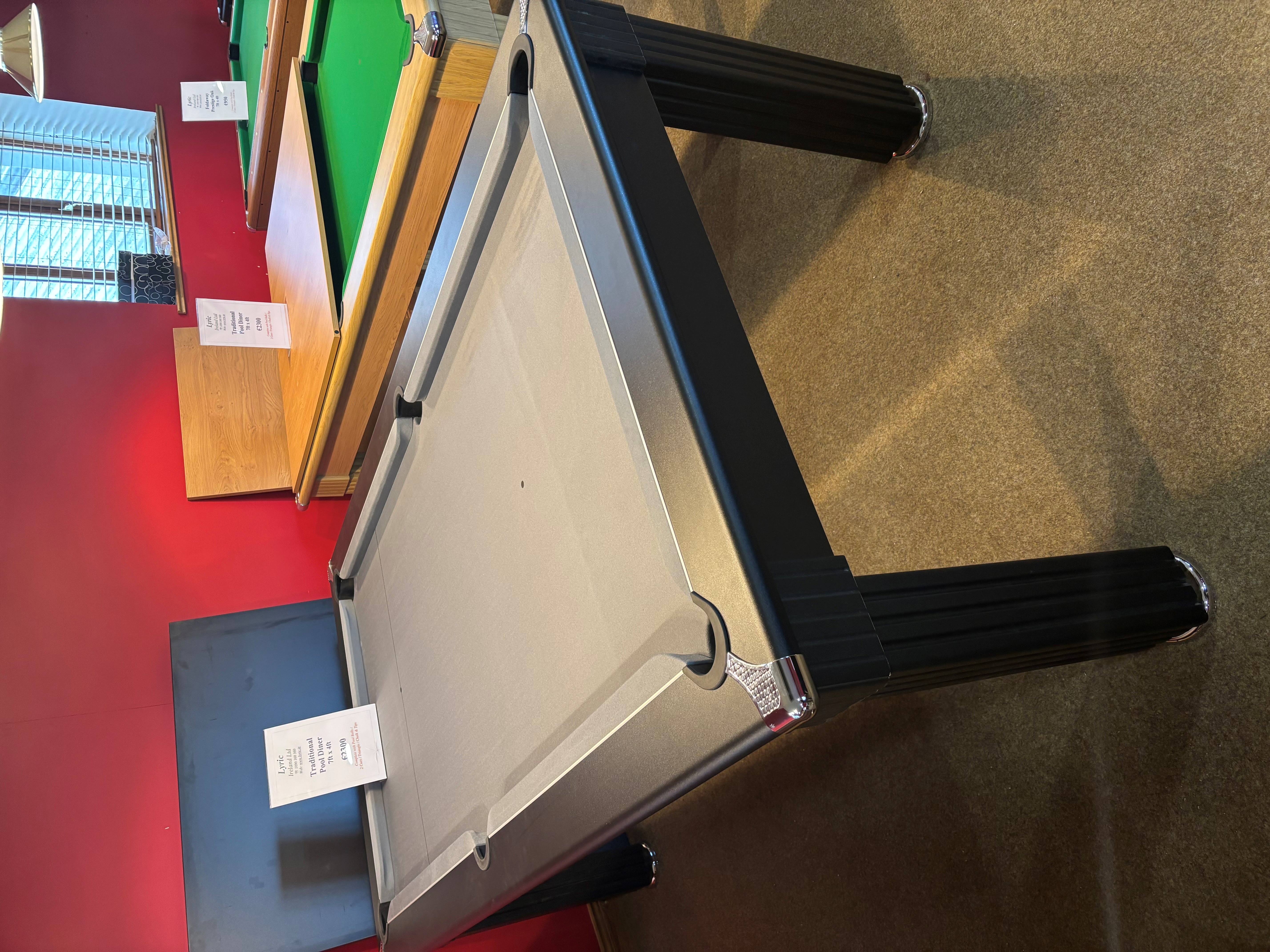 Traditional Black Pool Diner